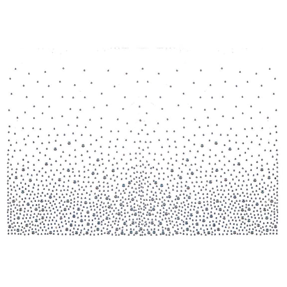 12 PCS Rhinestone Iron On Transfer 10.94x7.28 Inch Hotfix Rhinestone Appliques Glass Rhinestones Sheet