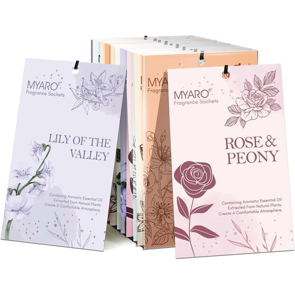 12 PCS Sachets Scented for Closet and Drawer, Long-Lasting Sachets Bags, Bags Home Fragrance for Lover