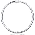 thumbnail image 1 of 12 PCS Shower Curtain Rings, Chrome Shower Curtain Hooks Decorative, Rustproof Shower Hooks for Shower Curtain Rods, Silver Metal Shower Rings for Bathroom, 2 Inch Loose Leaf Binder Rings, 1 of 5