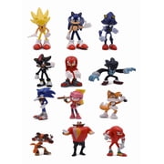 12 PCS Sonic Style Action Figures Set   Blue Hedgehog and Friends Collection