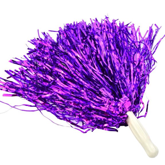 12 PCS Spirited Cheerleading Pom Poms, Bright Handheld Cheering Poms for Cheer Squad.
