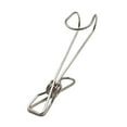 12 PCS Stainless Steel Clothespins With Hooks Metal Long Tail Clip With