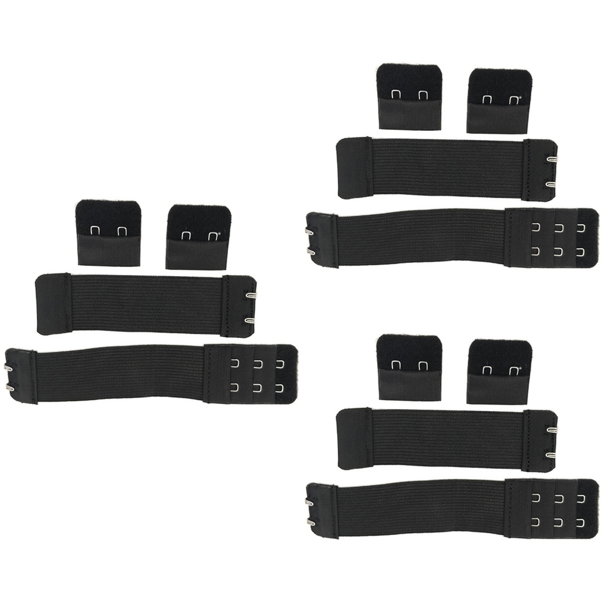 12 PCS Underwear Buckles Bra Extension Extender Band Clothing Accessories Belt Miss