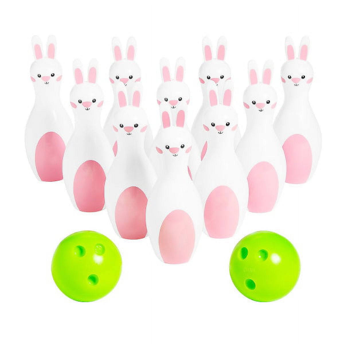 12PIECE EASTER PLASTIC BOWLING SET