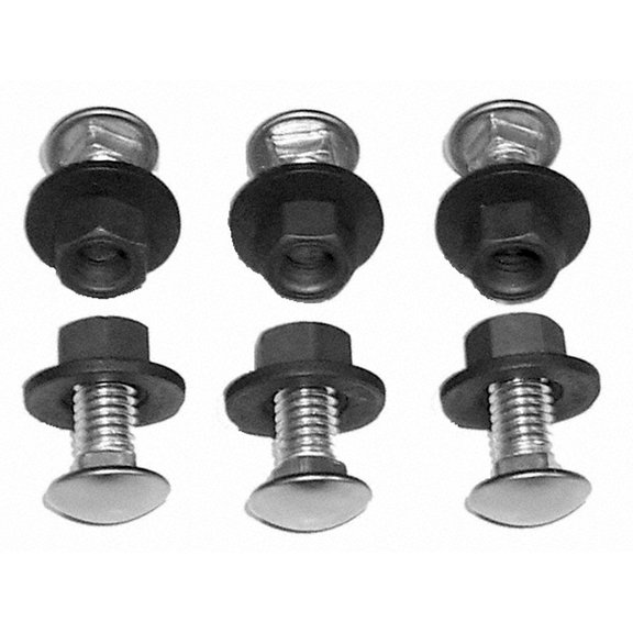 12-PIECE TECHNICALLY CORRECT REAR BUMPER BOLT SET