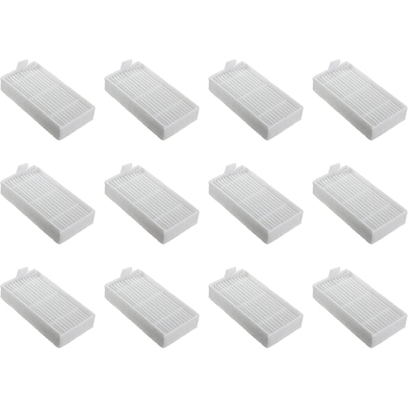 12 PK WTYYC HEPA Replacement Filter Compatible with i-life ilife Model V3s, V3s Pro, V5 and V5s Pro Robot Vacuum Cleaner