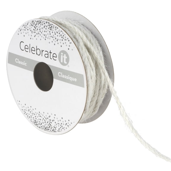 0.11" x 10yd. Jute Trim Ribbon by Celebrate It, 12 Pack