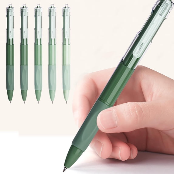 12 Pack 0.5mm Black Retractable Gel Pens, Fine Point Smooth Writing Pens, No Smear No Bleed Refillable Click Pens for Journaling & Office, Bulk Stationery Set