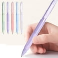 thumbnail image 1 of 12 Pack 0.5mm Black Retractable Gel Pens, Fine Point Smooth Writing Pens, No Smear No Bleed Refillable Click Pens for Journaling & Office, Bulk Stationery Set, 1 of 7