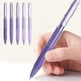 thumbnail image 1 of 12 Pack 0.5mm Black Retractable Gel Pens, Fine Point Smooth Writing Pens, No Smear No Bleed Refillable Click Pens for Journaling & Office, Bulk Stationery Set, 1 of 7