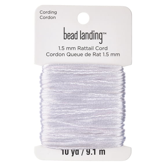 12 Pack: 1.5mm Rattail Cord by Bead Landing