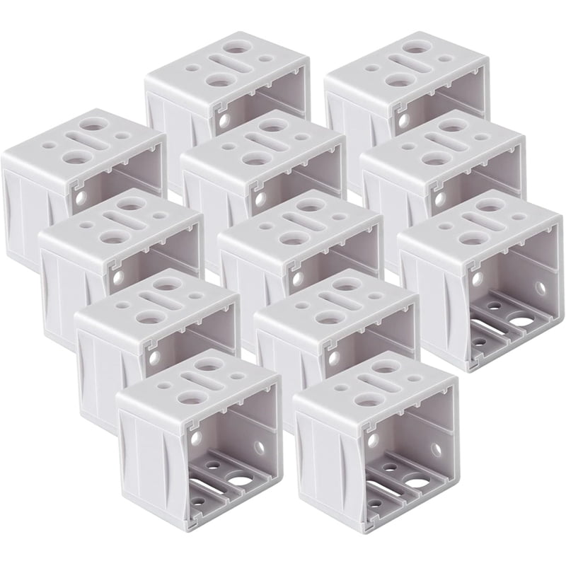 12 Pack 1 Inch Blind Brackets, Vertical Blind Bracket Box Mounting ...