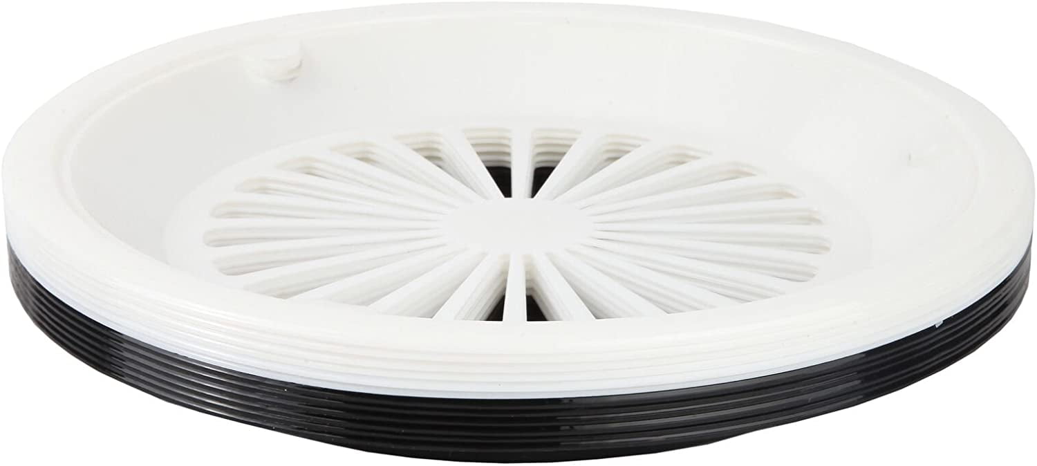 12Pack 10Inch Reusable Plastic Paper Plate Holders Ideal for