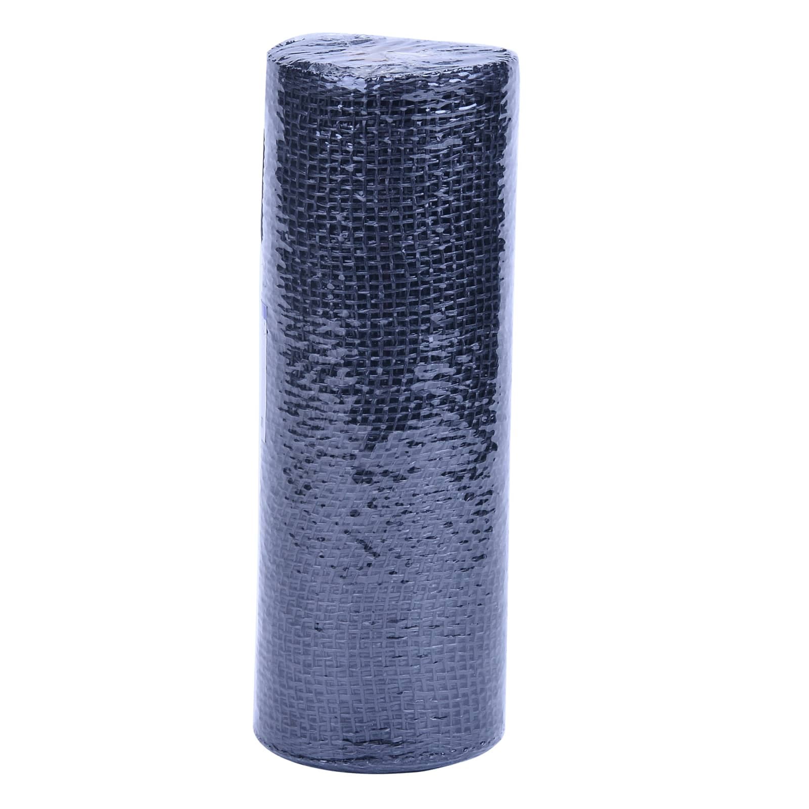 12 Pack: 10" x 19ft. Black Poly Burlap Mesh by Celebrate It