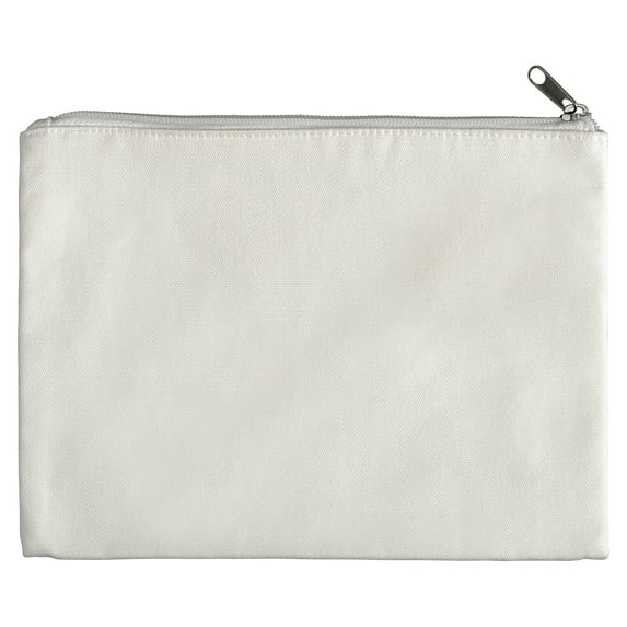 12 Pack: 10" x 8" White Canvas Pouch by Make Market