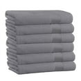 thumbnail image 1 of 12 Pack 100% Cotton Towel Set Comfort Clean Fast Wipe Hand & Kitchen Towel Set 25" L x 15" W (Grey), 1 of 1