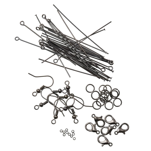 12 Pack: 100 Piece Assorted Finding Kit by Bead Landing