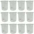 thumbnail image 1 of 12 Pack 100mL Glass Beakers with Pour Spout, Borosilicate, 2.09" Diameter x 2.85" Tall, 1 of 6