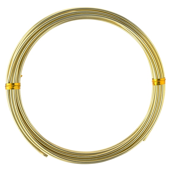 12 Pack: 12 Gauge Gold Aluminum Decorative Wire by Ashland
