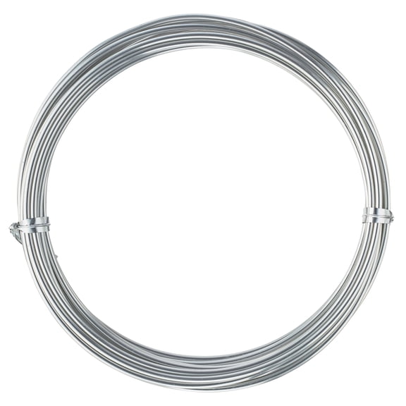 12 Pack: 12 Gauge Silver Aluminum Wire by Ashland