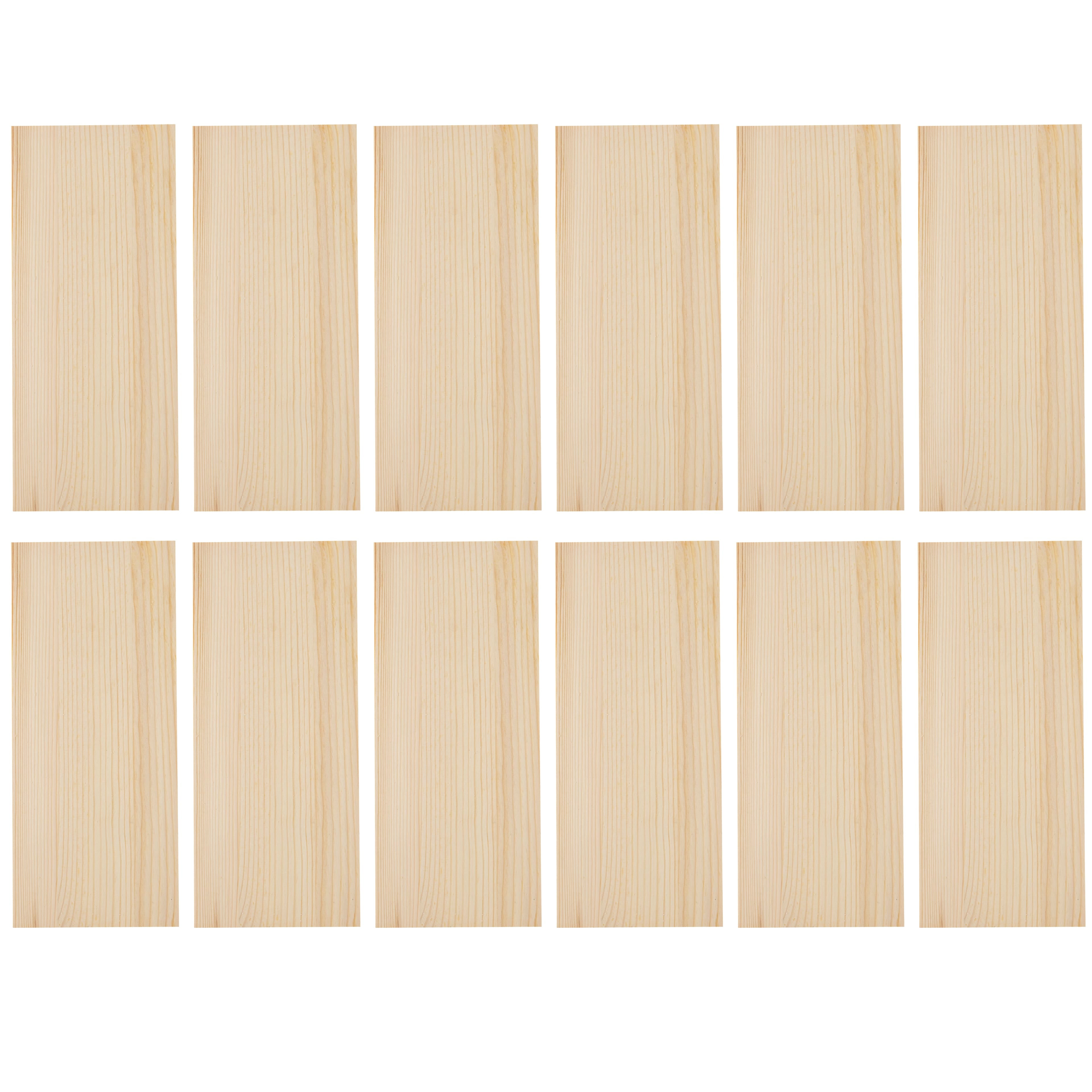 12 Pack 12" Pine Craft Wood by Make Market®