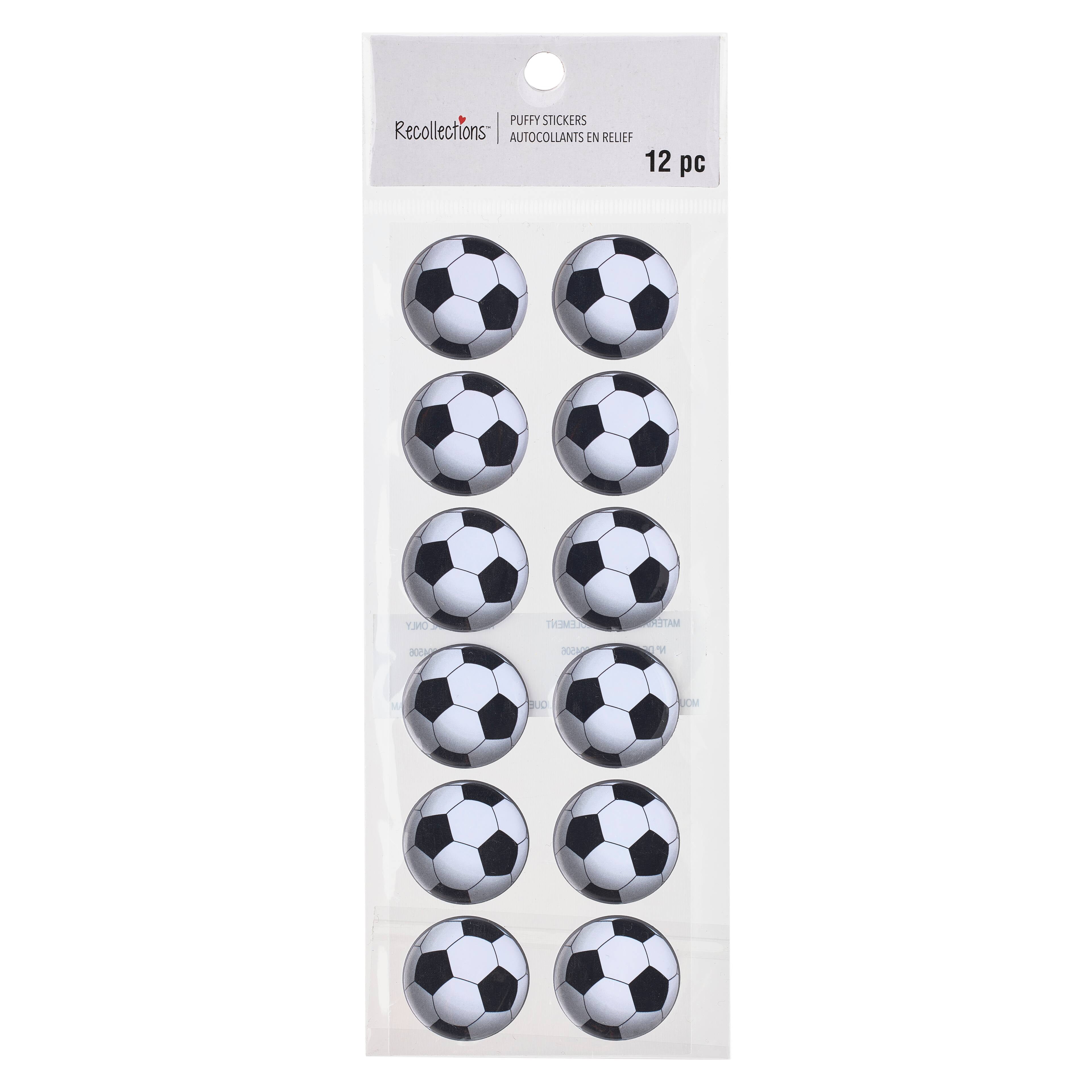 Recollections Soccer Ball Repeats Stickers, 12 Packs: 12 ct. (144 total)