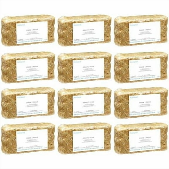 13 Decorative Straw Bale by Ashland - Natural Straw Bales for Rustic - Farmhouse Weddings - Birthdays - Baby Shower - Holidays - Bulk 12 Pack
