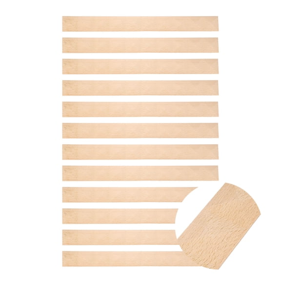 12 Pack 15.75" Decorative Wood Trim, Unfinished 3D Wooden Furniture Molding Trim for DIY Craft, Home Wall Cabinet Shelf Window Door (Pyramid-Shaped, 40mm)