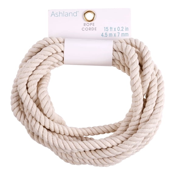 12 Pack: 15ft. Ivory Rope by Ashland