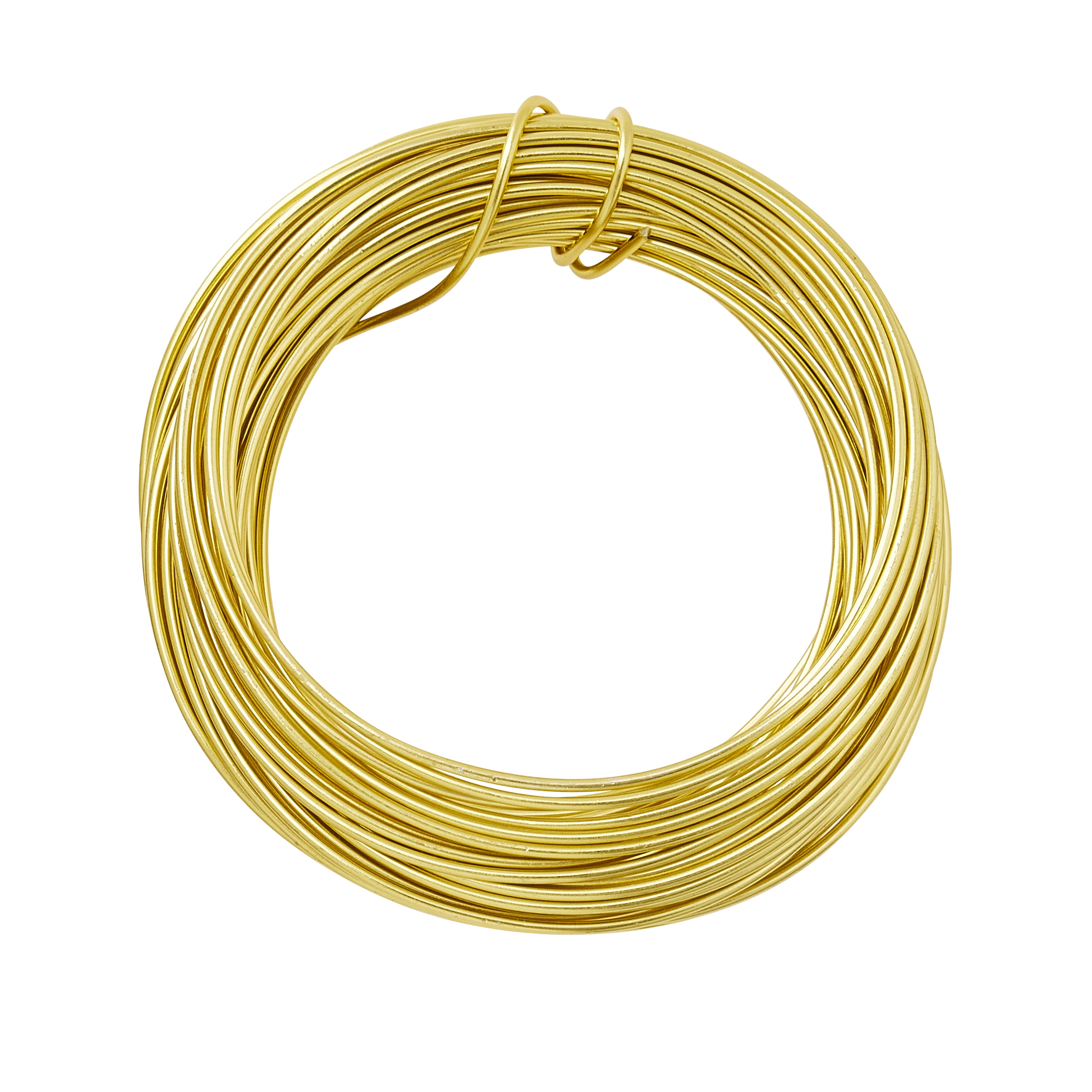 12 Pack: 18 Gauge Gold Aluminum Wire by Bead Landing