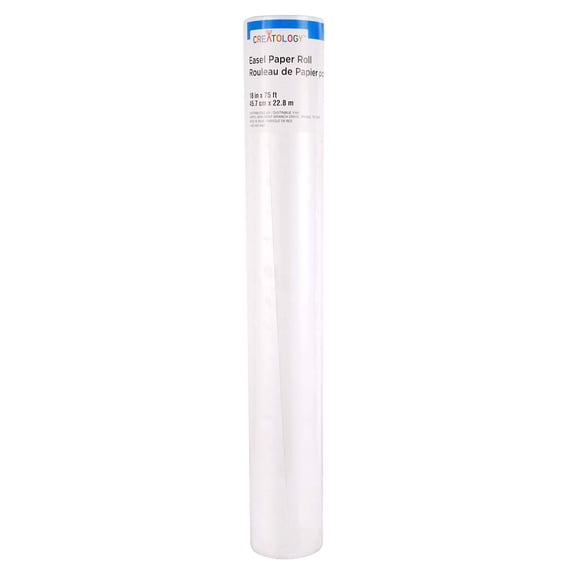 18" x 75ft. Easel Roll Refill Creatology , 12 Pack
