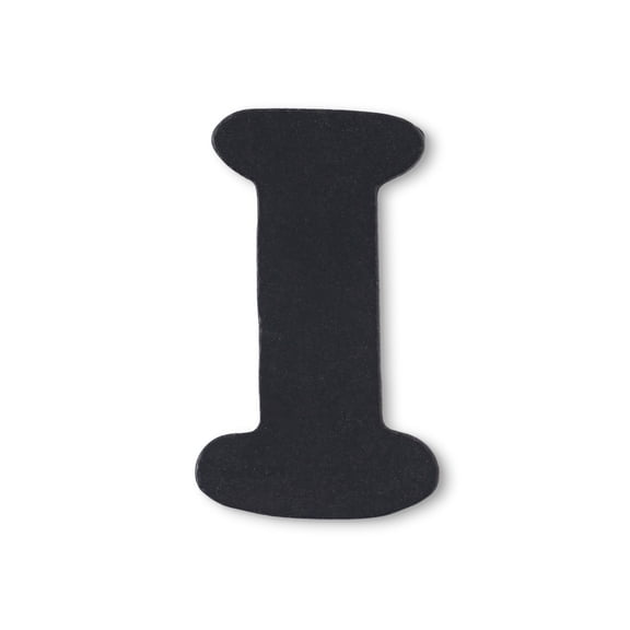 12 Pack: 2.5" Black Wood Letter by Make Market®