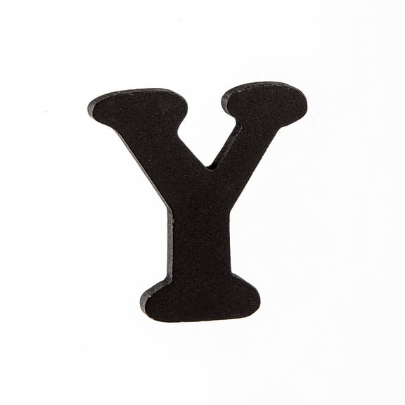 12 Pack: 2.5" Black Wood Letter by Make Market®