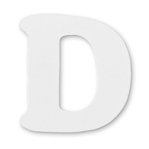 12 Pack: 2.5" White MDF Letter by Make Market