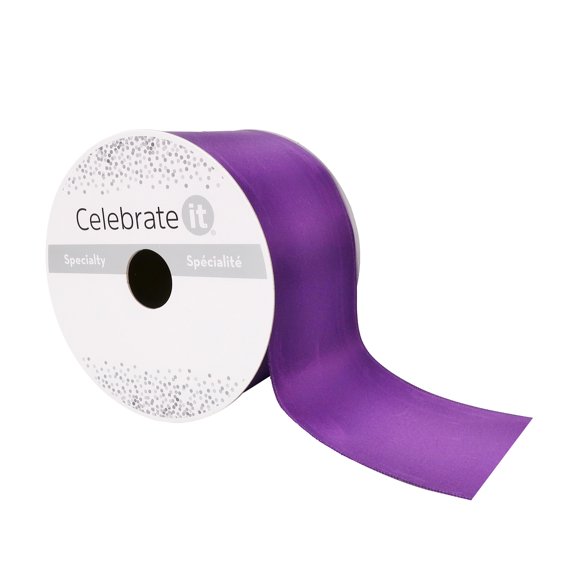 12 Pack: 2.5" x 10yd. Satin Wired Ribbon by Celebrate It Specialty