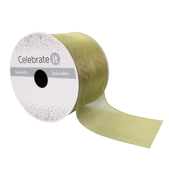 12 Pack: 2.5" x 10yd. Sheer Metallic Wired Ribbon by Celebrate It Specialty