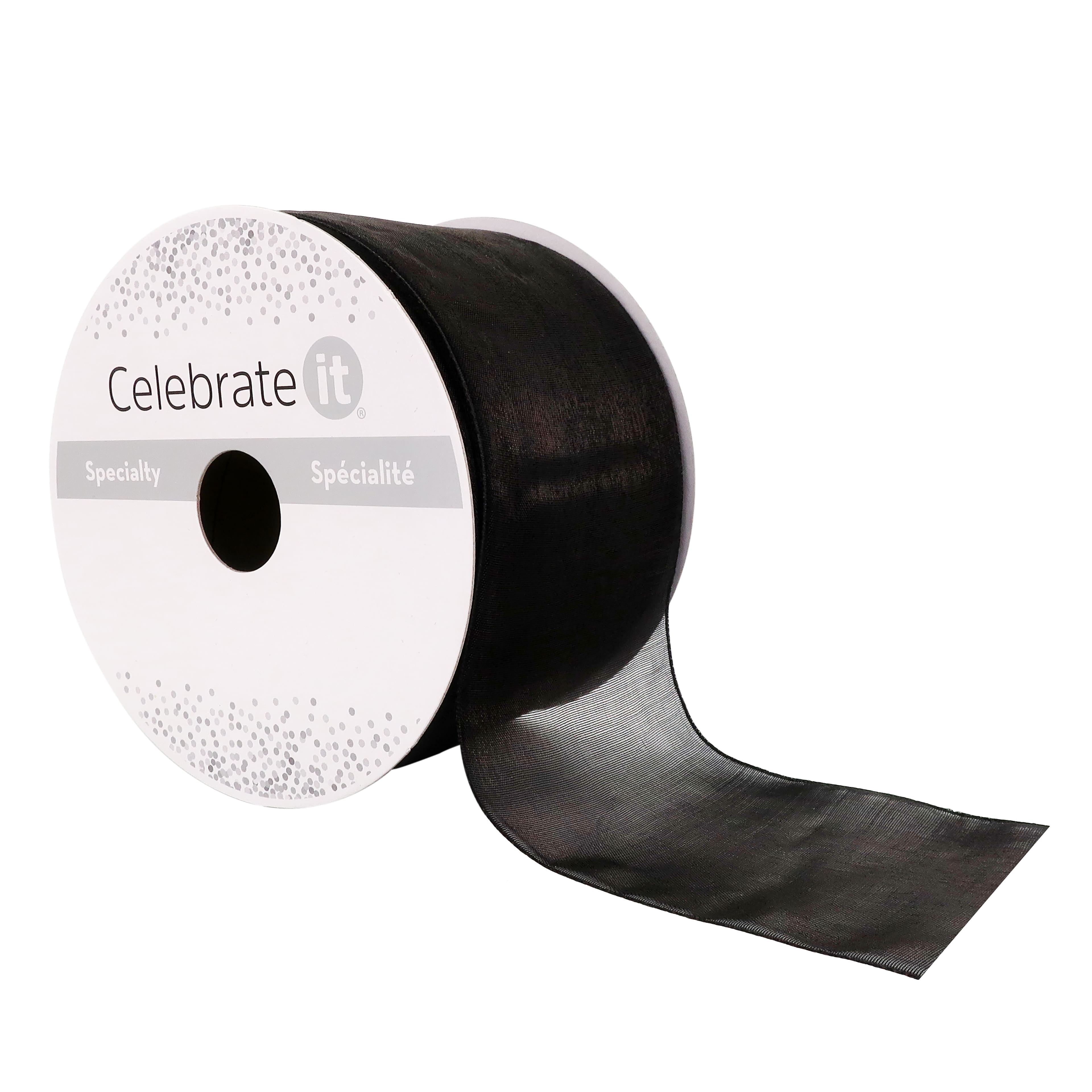 12 Pack: 2.5" x 10yd. Sheer Ribbon by Celebrate It Specialty