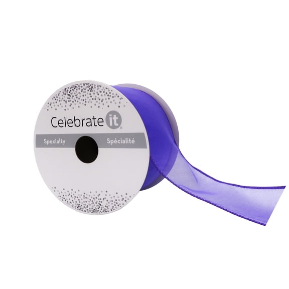 12 Pack: 2.5" x 10yd. Sheer Wired Ribbon by Celebrate It Specialty