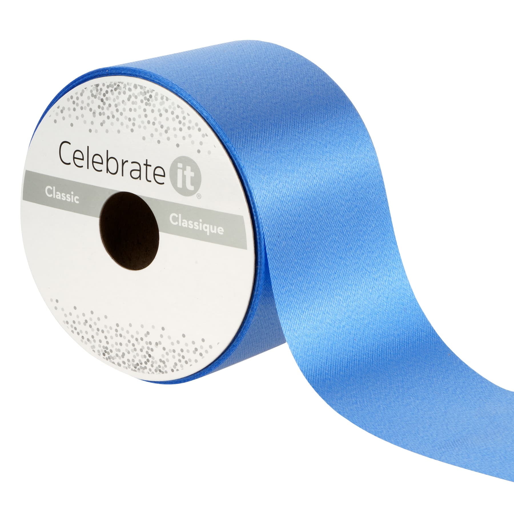 12 Pack: 2.5" x 50yd. Satin Floral Ribbon by Celebrate It