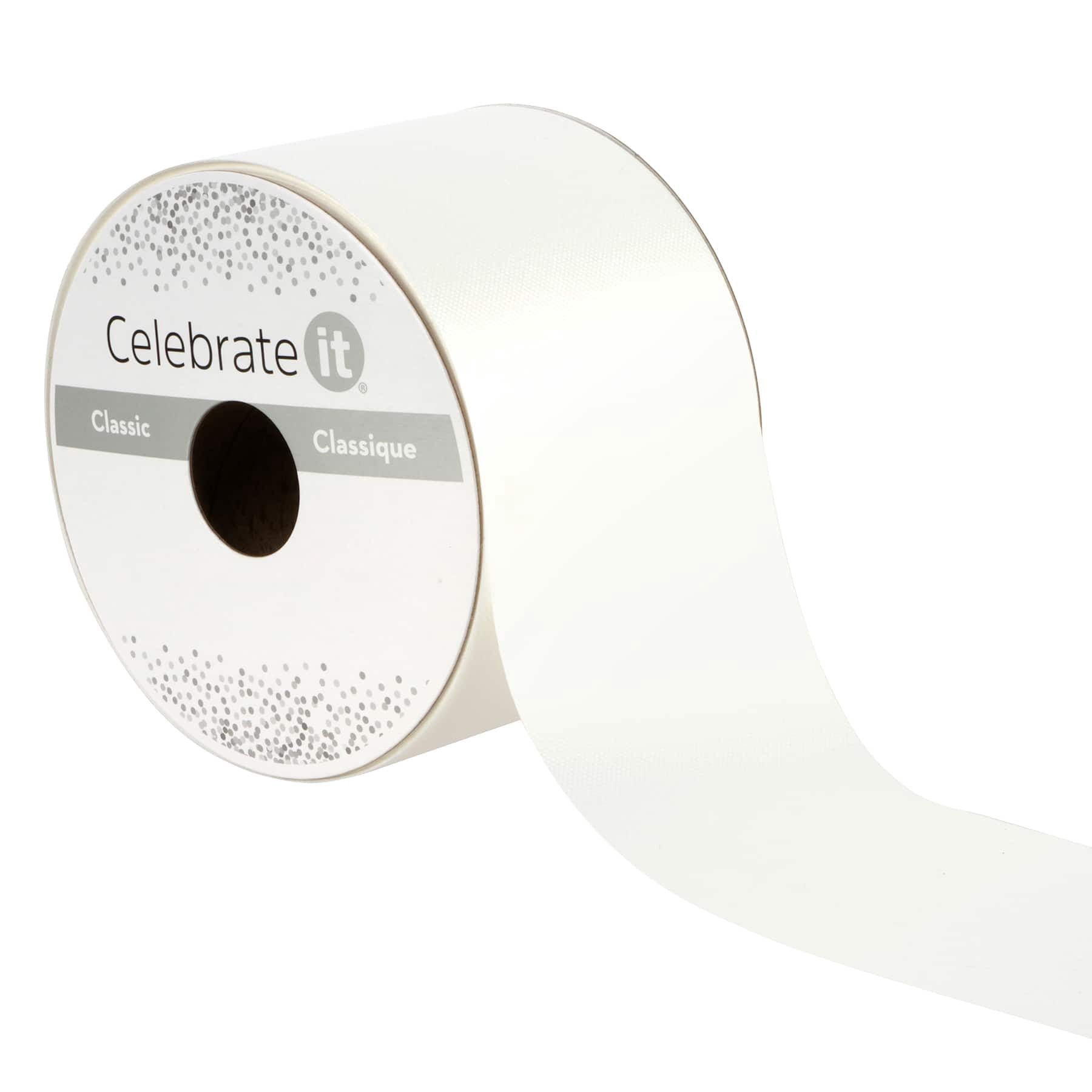 12 Pack: 2.5" x 50yd. Satin Floral Ribbon by Celebrate It
