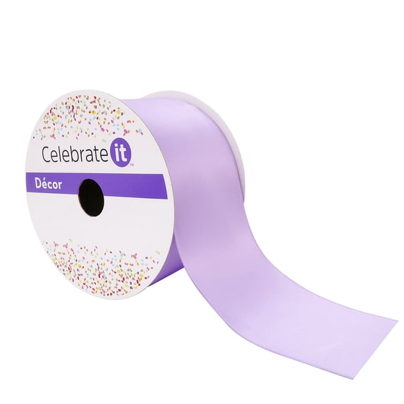 12 Pack: 2.5" x 8.3yd. Wired Satin Ribbon by Celebrate It
