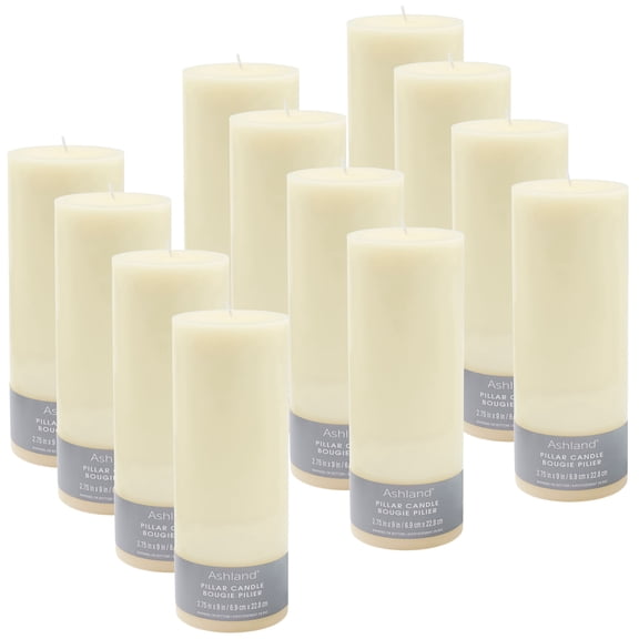 12 Pack: 2.75" x 9" Pillar Candle by Ashland