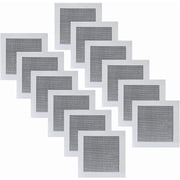 12 Pack 2 Inch Drywall Repair Patch, Aluminum Wall Repair Patch Self Adhesive Fiber Mesh Over Galvanized Plate,Screen Patch Repair for Drywall Plasterboard 2 Inch