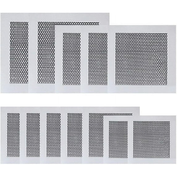 12 Pack 2 Inch Drywall Repair Patch, Aluminum Wall Repair Patch Self Adhesive Fiber Mesh Over Galvanized Plate,Screen Patch Repair for Drywall Plasterboard (2 Inch)