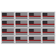 thumbnail image 1 of 12 Pack 2" Red Color Flag Vinyl Decal American Flag Sticker Model: 835, 1 of 2