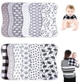 thumbnail image 1 of Benoxine Highly Absorbent Burp Cloth, 3-Layer Design, 100% Organic Cotton, Soft & Comfortable, 12-Pack, 1 of 8
