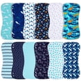 thumbnail image 1 of Benoxine Baby Bibs & Burp Cloths Set, 3-Layer, Super Absorbent, 100% Organic Cotton, 12-Pack, 1 of 8