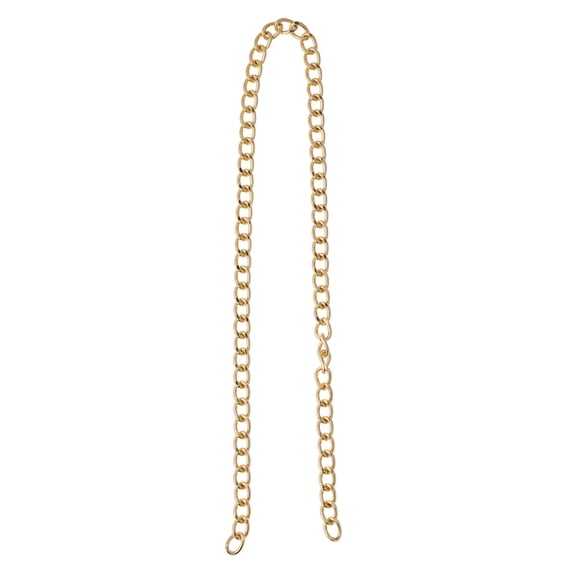 12 Pack: 24" Large Gold Flat Curb Chain by Bead Landing