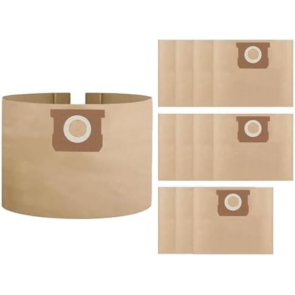 12 Pack 25-1238 Shop Vac Bags for Stanley & Porter-Cable 4 Gallon Wet/Dry Vacuums Models# PCX18301-4B SL18301-3B, Part# AT25-1238$$Tools & Hardware Other