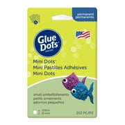 252 ct. 3,024 total Glue Dots Mini Dots, 12 Pack